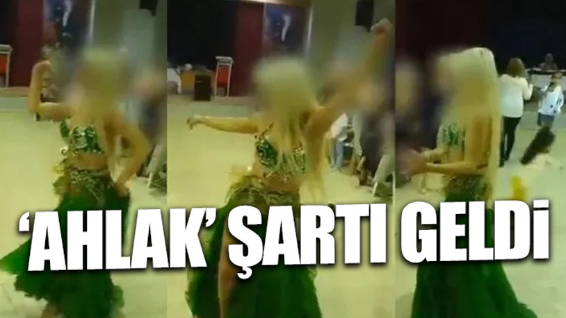 Okul etkinliklerine 'dansöz' ayarı 