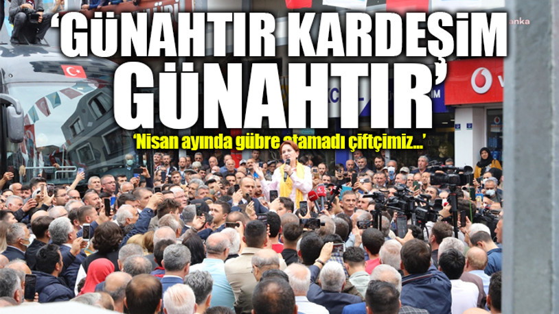 Akşener, fındığın başkenti Ordu'dan Bakan Kirişçi'ye seslendi