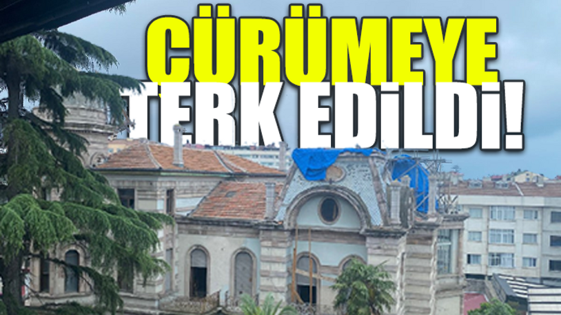 Atatürk’ün Trabzon’da kaldığı konak Meclis gündemine taşındı