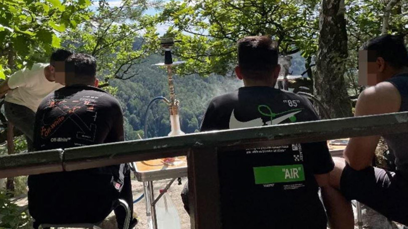 Bütün ülke yangından önce eğlenen nargilecileri arıyor