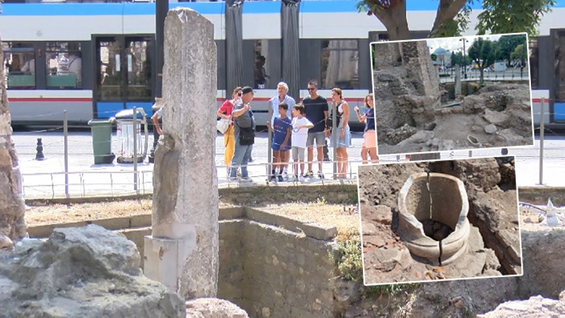Dönemin sıfır noktasıydı: İstanbul'da Osmanlı'ya ait mahalle ve Bizans'tan kalma duvarlar bulundu