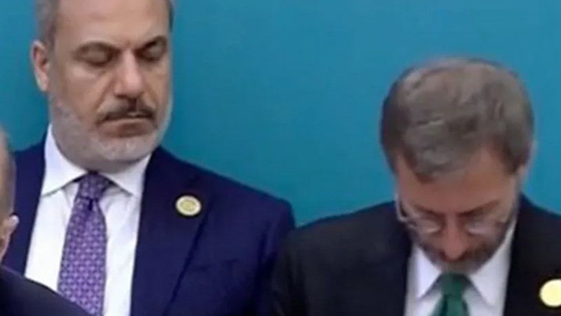 Hakan Fidan İran gezisinde 'iş üzerinde' objektiflere yansıdı