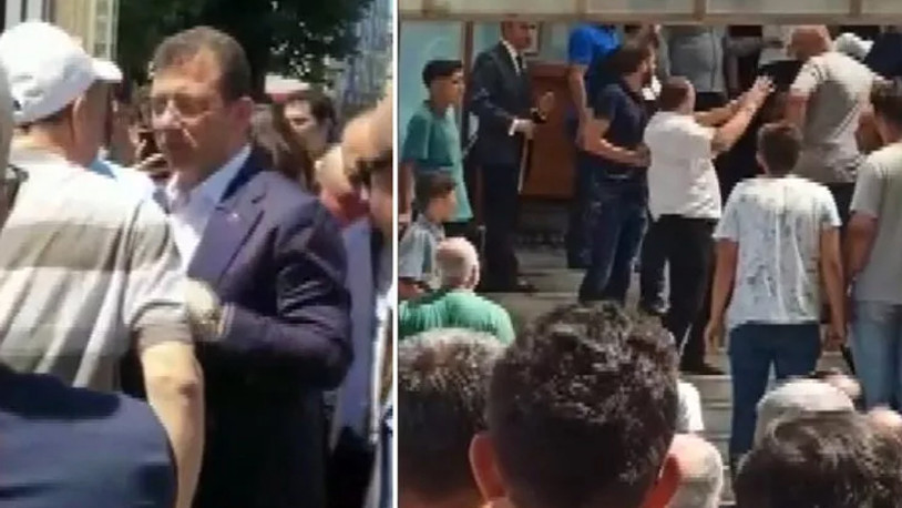 İmamoğlu'na cuma namazı çıkışı protesto: 3 kişi gözaltına alındı