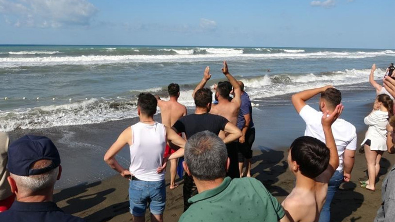 Ordu'da denize giren bir kişi kayboldu