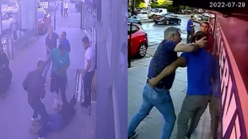 Taciz şüphelilerini pusu kurup dövdüler