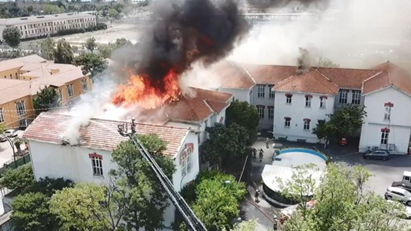 Balıklı Rum Hastanesi'nde yangın!