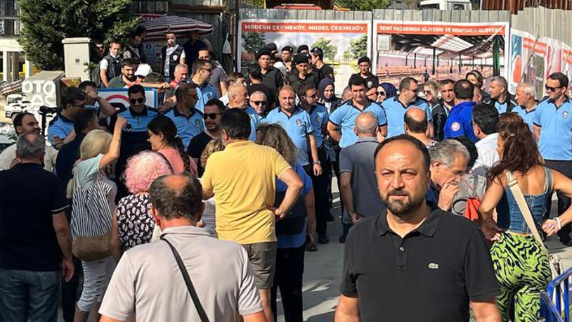 Çekmeköy'de parkına sahip çıkan halka polisten sert müdahale