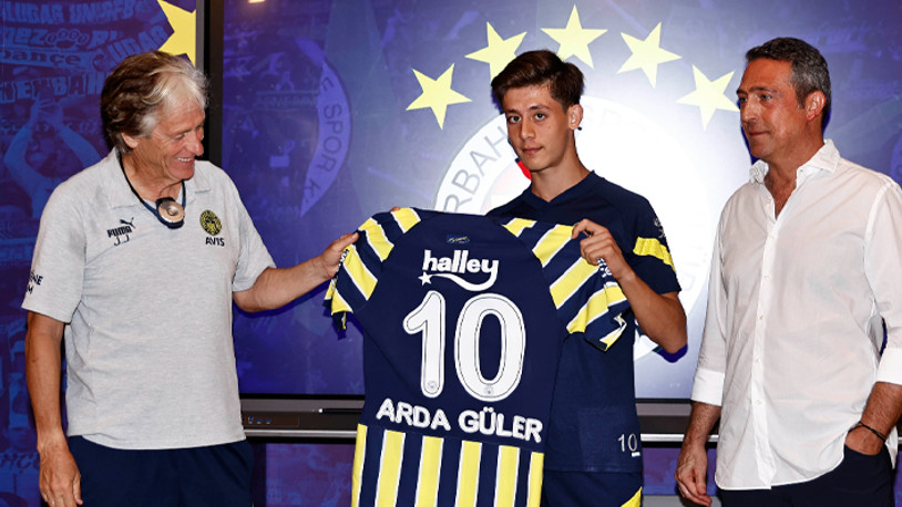 Fenerbahçe'de yeni on numara Arda Güler oldu 