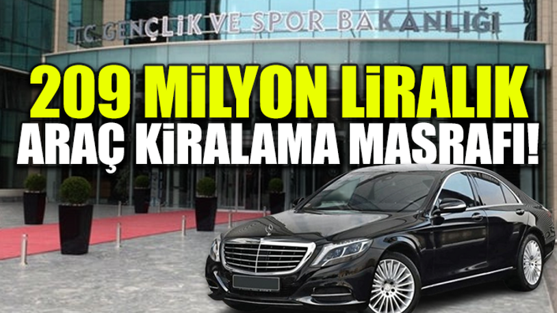 Gençlik ve Spor Bakanlığı tasarrufu kabul etmedi: Lüks araç merakı...