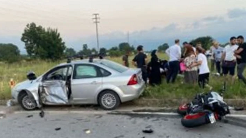İşe başladığı gün kaza geçiren 19 yaşındaki moto kurye hayatını kaybetti