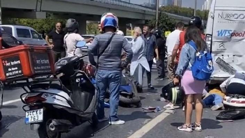 İstanbul'daki motosiklet kazasında kaskı olmayan 10 yaşındaki çocuk hayatını kaybetti