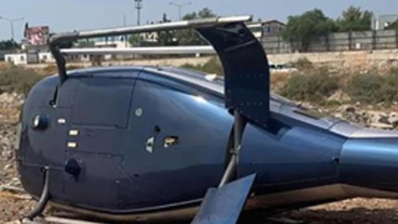 İzmir Çiğli'de helikopter kazası