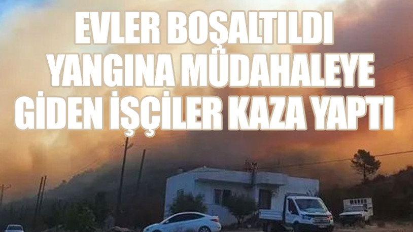 Akkuyu Nükleer Santrali çevresinde orman yangını