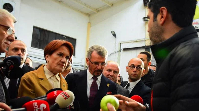 Akşener'den esnaf ziyaretinde dikkat çeken 'cumhurbaşkanlığı' yanıtı