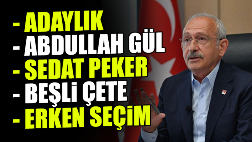 Kemal Kılıçdaroğlu'ndan kritik açıklamalar...