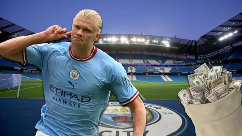City'nin 22 yaşındaki genç yıldızı Erling Haaland'ın maaşı ortaya çıktı