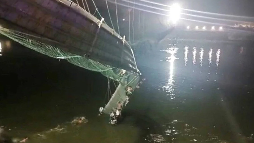 Hindistan'da asma köprü faciası: 78 ölü