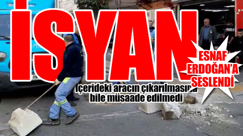 İstanbul'da AKP'li belediyeden esnafa 'beton dubalı' zulüm!