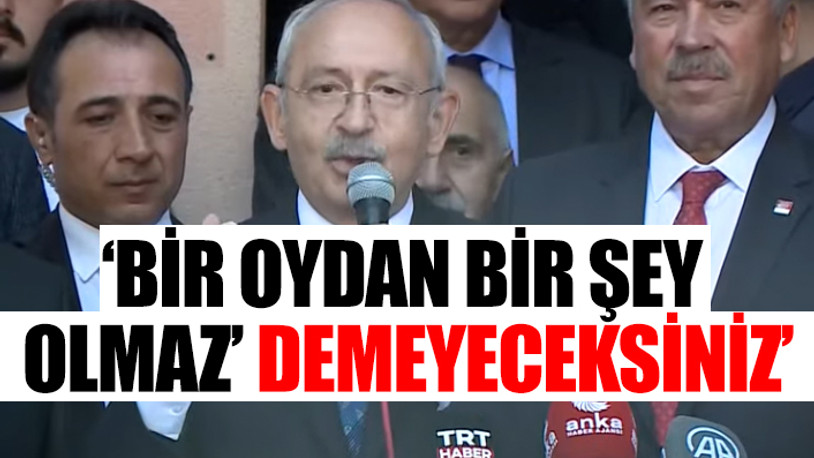 Kılıçdaroğlu'ndan 'sandık' çağrısı