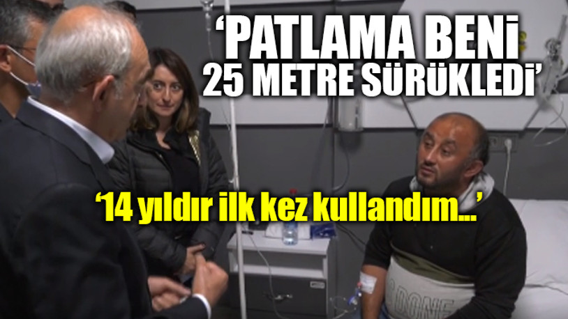 Kılıçdaroğlu, yaralı madenciyi hastanede ziyaret etti: 'Maske' sorusuna çarpıcı cevap