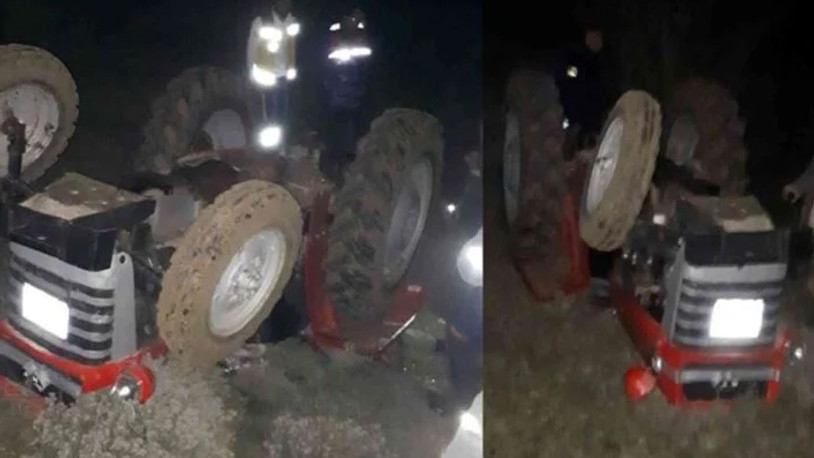 Tarlada facia: Devrilen traktörün altında kalan çiftçi hayatını kaybetti