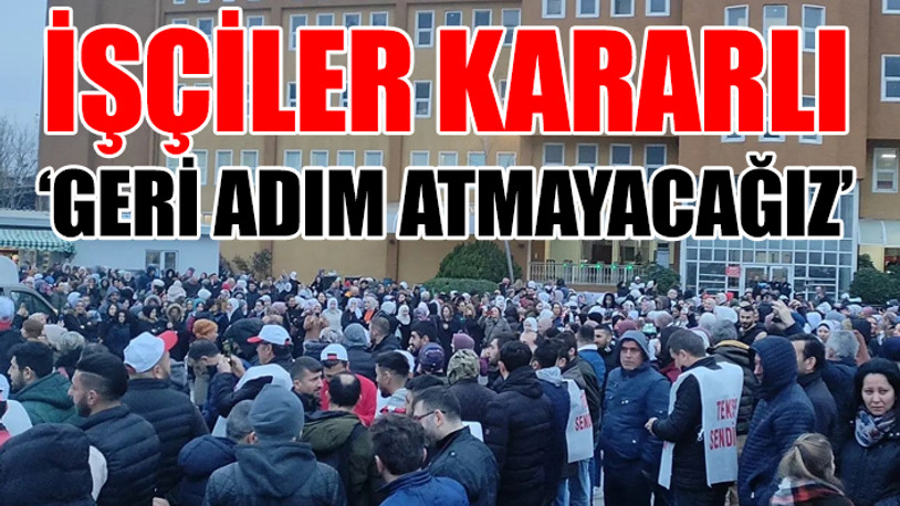 Bursa'nın en büyük tekstil fabrikasında grev