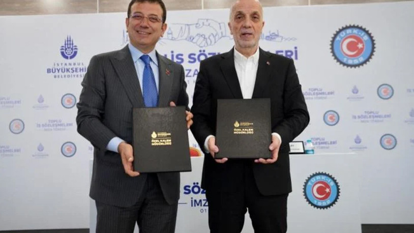 İBB, Hak-İş ve Türk-İş arasında toplu iş sözleşmesi