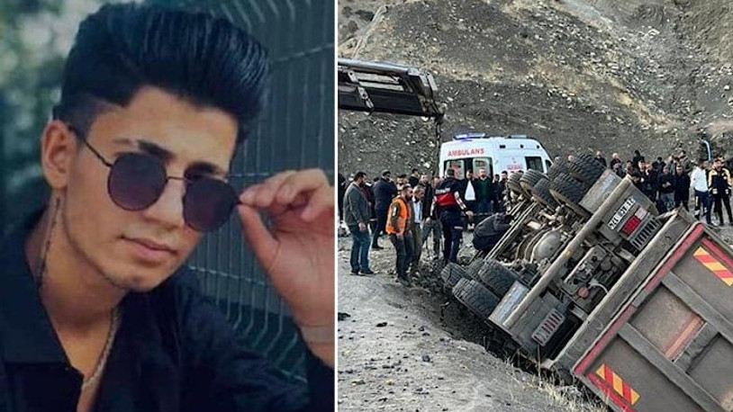 Otostopla bindiği kamyon şarampole devrildi: 16 yaşındaki çocuk hayatını kaybetti
