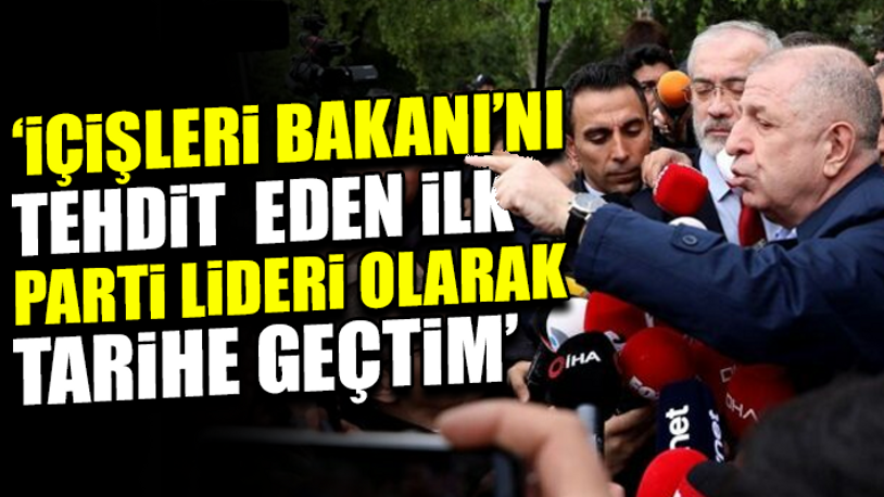 Ümit Özdağ'dan 'fezleke' açıklaması