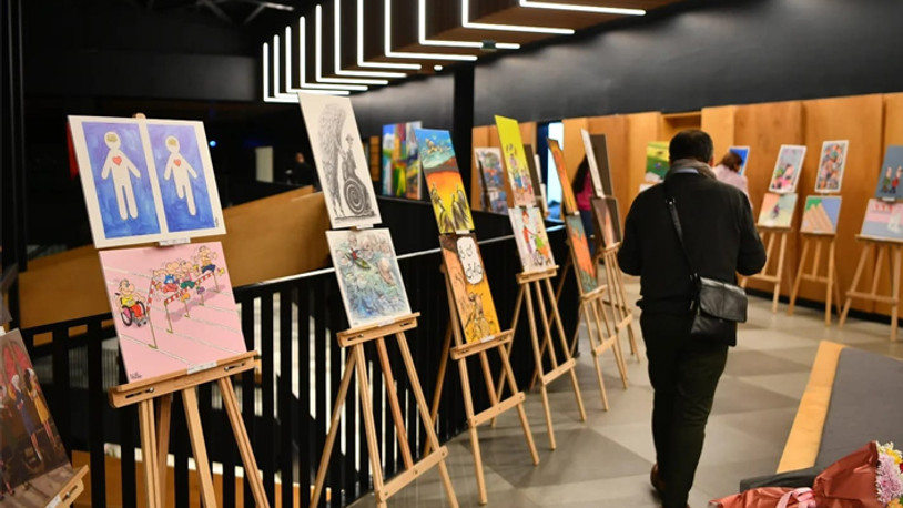 Beylikdüzü Belediyesi, Uluslararası Engelsiz Düşünce Karikatür Sergisi'ne ev sahipliği yaptı