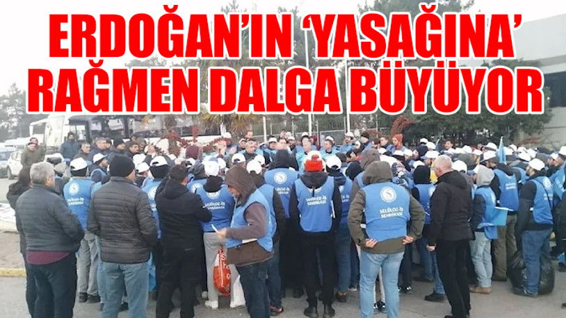 Bir fabrika daha greve çıktı