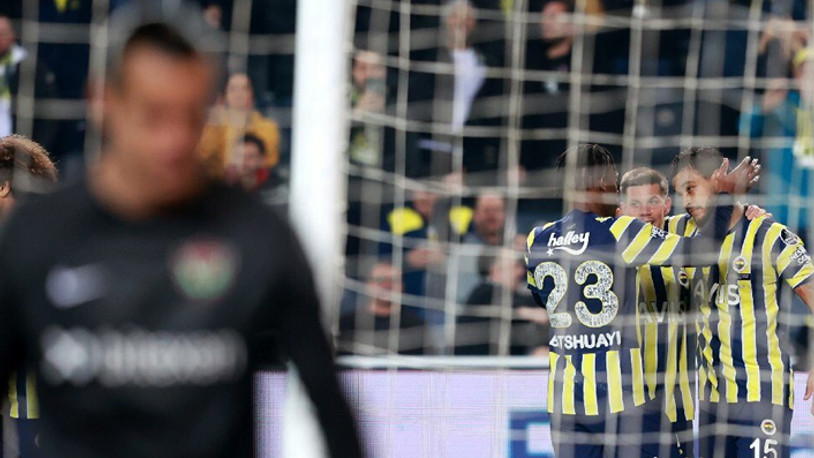 Fenerbahçe'den gol resitali: Sarı lacivertliler Hatay engelini farklı aştı