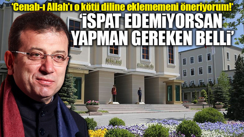 İmamoğlu'ndan Soylu'ya çarpıcı yanıt: İstifanı bekliyorum Bakan bey!