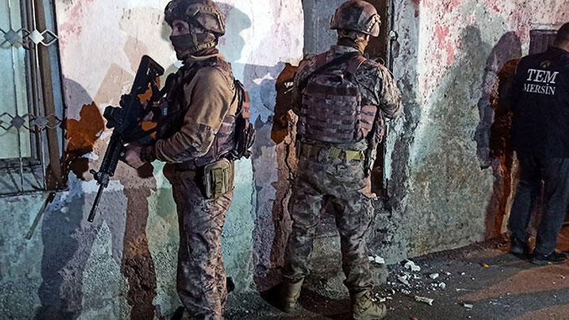 Mersin'de terör operasyonu: 9 şüpheli tutuklandı