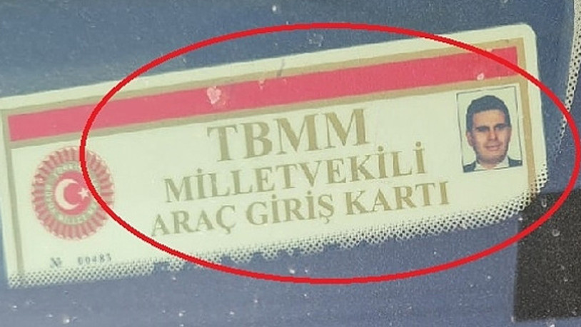 Milletvekili araç kartı kullanan AKP'li isim yakalandı