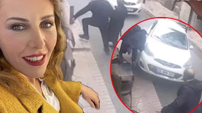 Ünlü oyuncu Taksim'de aracı ile yayaların arasına daldı
