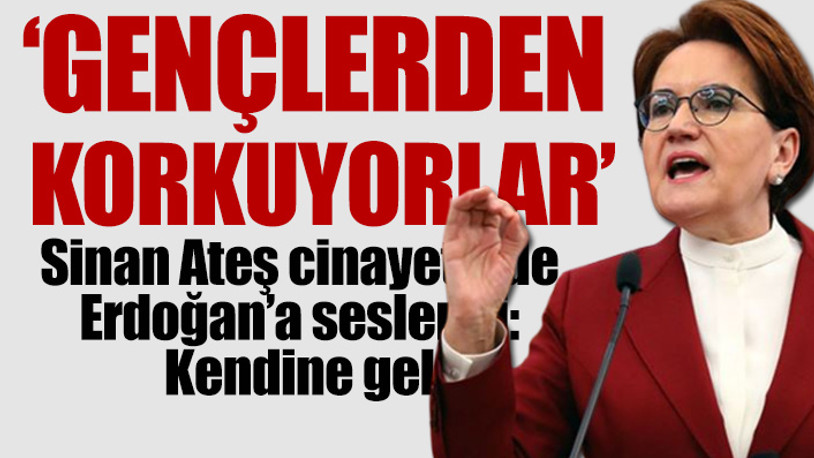 Akşener, Erdoğan'ın neden erken seçim kararı aldığını açıkladı