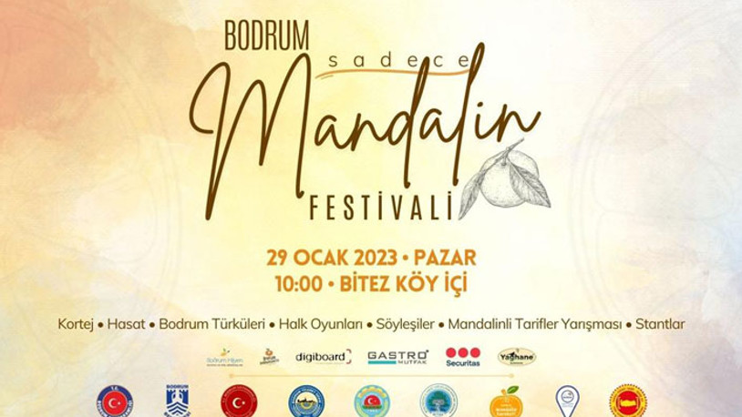 Bodrum'da, 'Sadece Mandalin Festivali 2023'