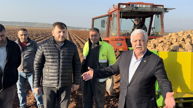 CHP'li Tokdemir, patates üreticilerinin sorunlarını dinledi, iktidara çağrıda bulundu