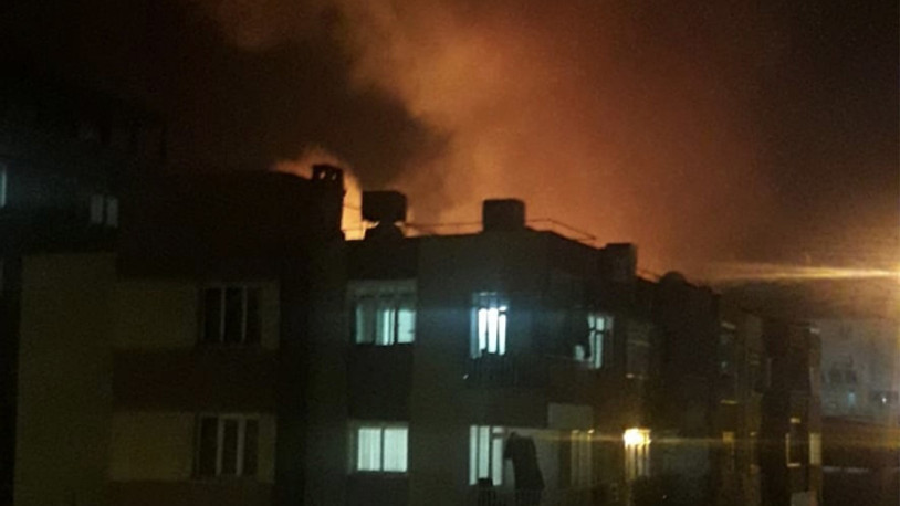 Hatay'da korkutan yangın