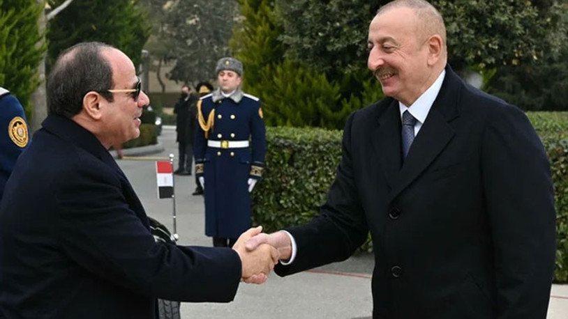 Mısır Cumhurbaşkanı Sisi Azerbaycan'da