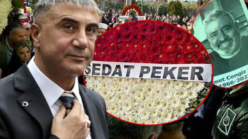 Sedat Peker, Cengiz Karlı'nın cenazesine çelenk gönderdi