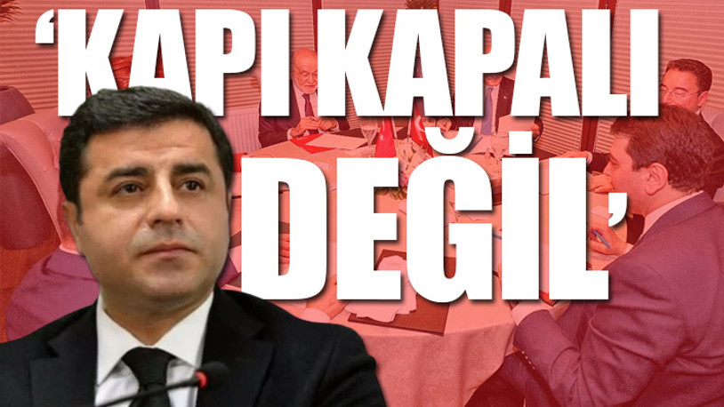 Selahattin Demirtaş'tan ortak aday açıklaması