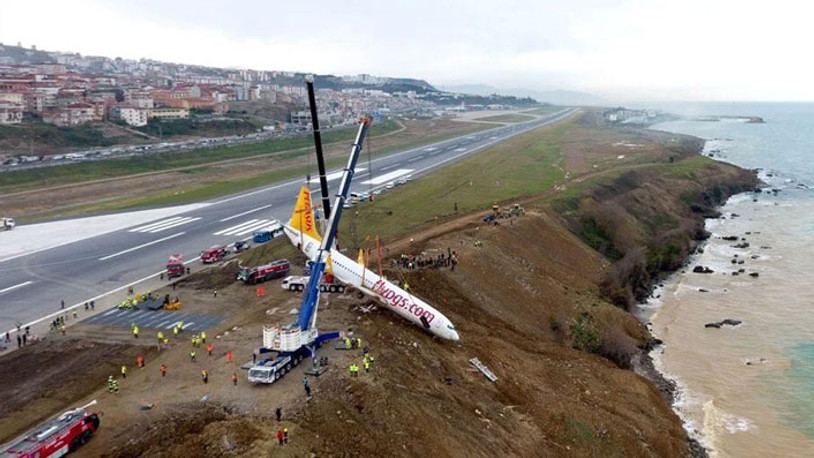 Trabzon’da pistten çıkan uçağın pilotu: Kusur DHMİ’nin