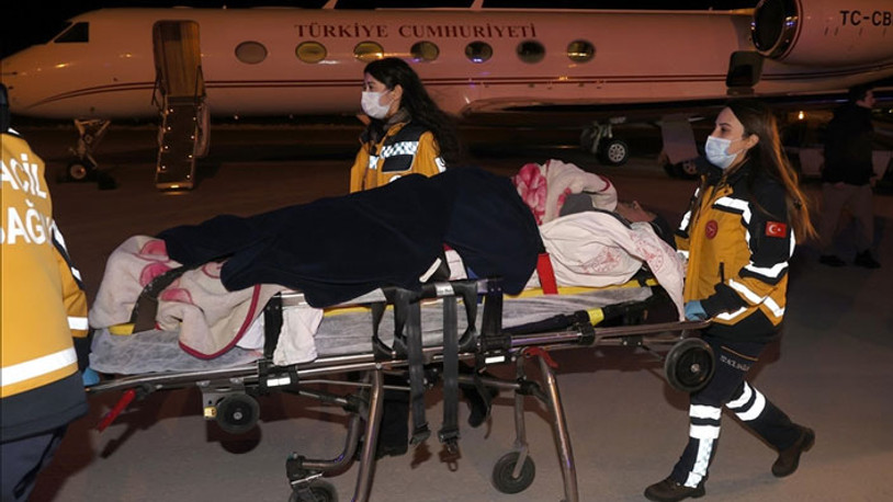 51 yaralı uçakla İstanbul’a getirildi
