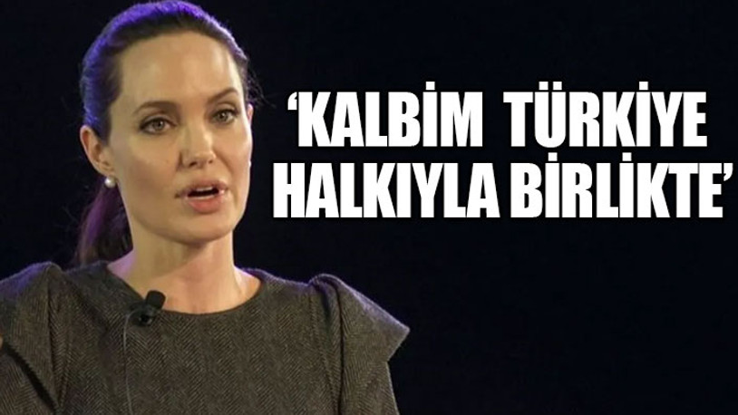Angelina Jolie'den deprem mesajı
