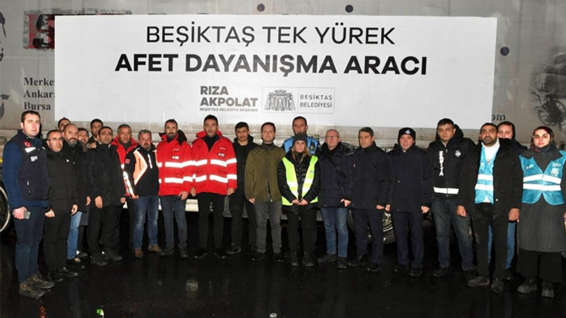 Beşiktaş’ın yardım tırları deprem bölgesine doğru yola çıktı