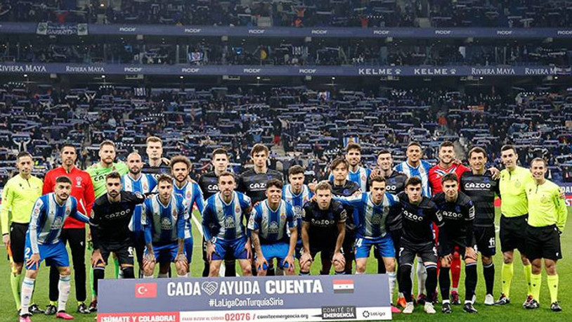 Espanyol - Real Sociedad karşılaşmasında depremzedeler için yardım çağrısı