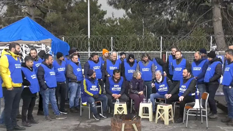 Kartonsan işçileri  taleplerini KRT TV'ye anlattı