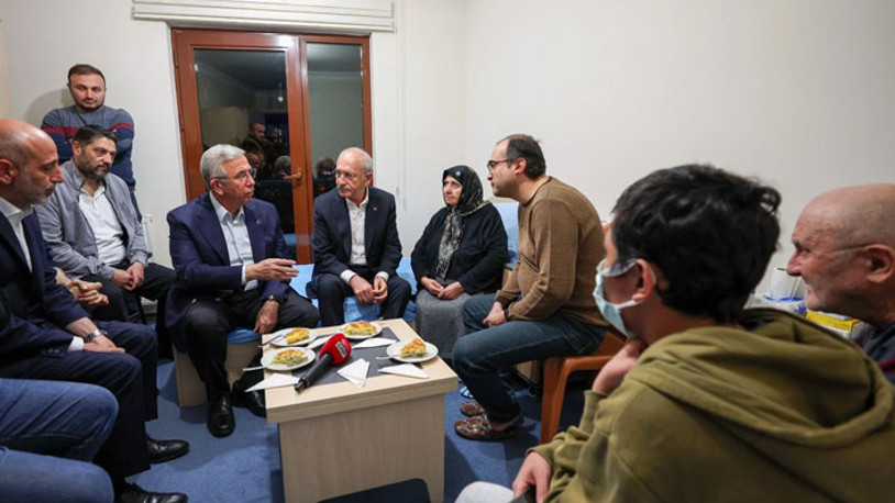 Kılıçdaroğlu, Ankara'ya gelen depremzede aileleri ziyaret etti